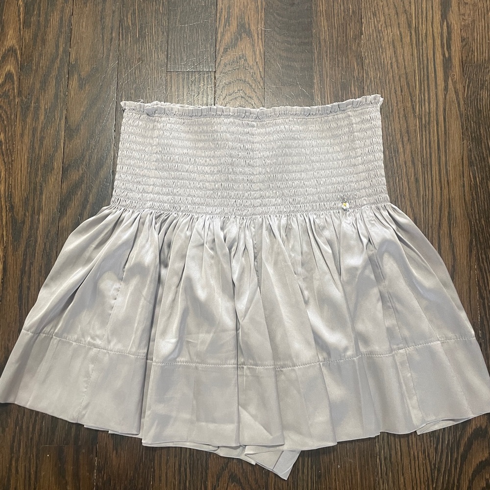Natural Life Daisy Skort in color Silver